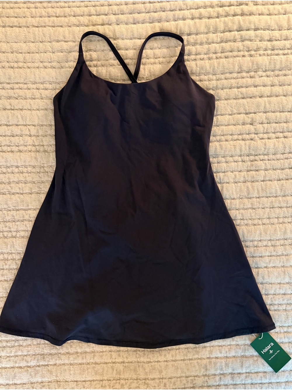 HALARA Softlyzero Plush Tummy Control Active Dress with Pockets Easy Peezy